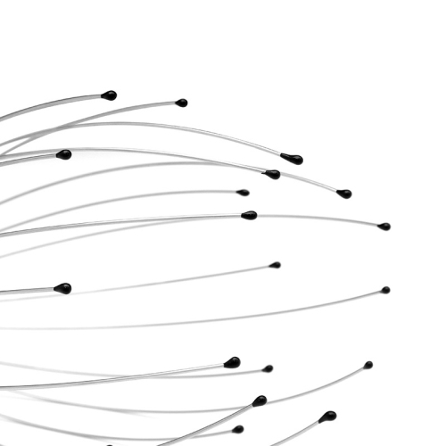 Masseur de tête 20 griffes en acier inoxydable Massage des mollets Soulagement du stress Griffes Masseur de tête en fil métallique - BISD-MM068