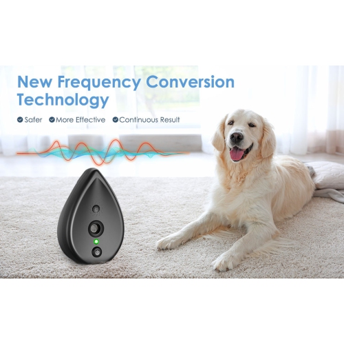 Dog anti-barking device, rechargeable ultrasonic bark stopper, 3-speed mode/irregular ultrasonic frequency/stop neighbor's dog barking-champagne gold