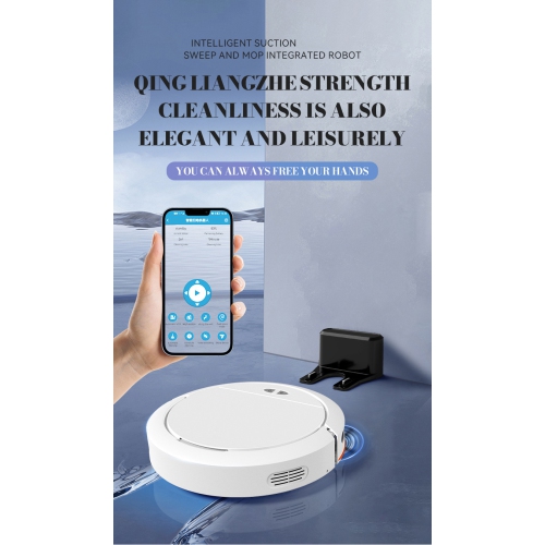 New smart sweeping robot automatic recharging sweeping, suction and mopping integrated voice control with water mopping function robot vacuum cleaner