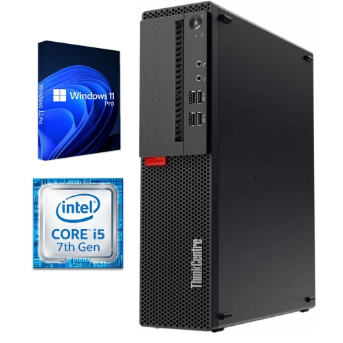 ThinkCentre M710s SFF/i5-6500 3,0&nbsp;GHz/RAM 16&nbsp;Go/SSD 256&nbsp;Go/Win 11 Pro/Wi-Fi - Ordinateur de bureau professionnel - Remis à neuf