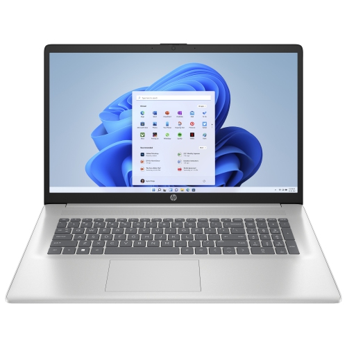 HP 17.3" Laptop - Intel Core i5-1334U - 16GB DDR4 - 512GB SSD - Windows 11 Home - Natural Silver by HP - Refurbished condition - CA$719.97