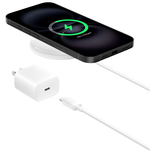 Belkin 15W Qi2 Wireless Charging Pad with MagSafe - White