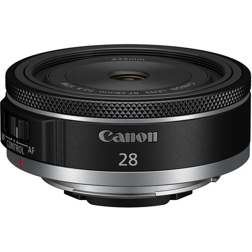 Canon RF 28mm f/2.8 STM Lens, Wide-Angle, - Bundle