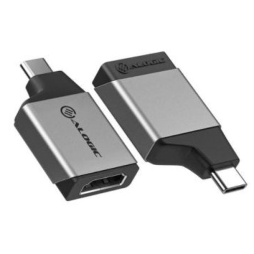 Alogic – Adaptateur USB-C mâle à RJ45 Gigabit Ethernet femelle - Gris cosmique