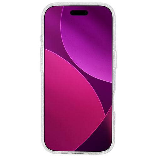 Étui rigide ajusté de Case-Mate avec MagSafe pour iPhone 17 - Scintillant/Argenté