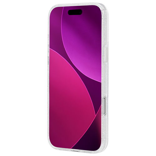 Case-Mate Fitted Hard Shell Case with MagSafe for iPhone 17 Pro Max - SheerTwinkle/Silver