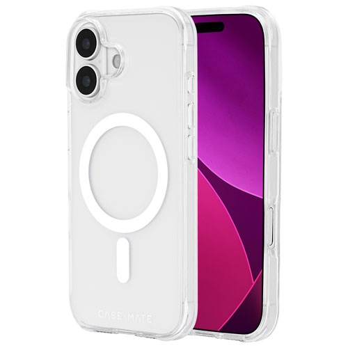 Case-Mate Fitted Hard Shell Case with MagSafe for iPhone 17 - Clear