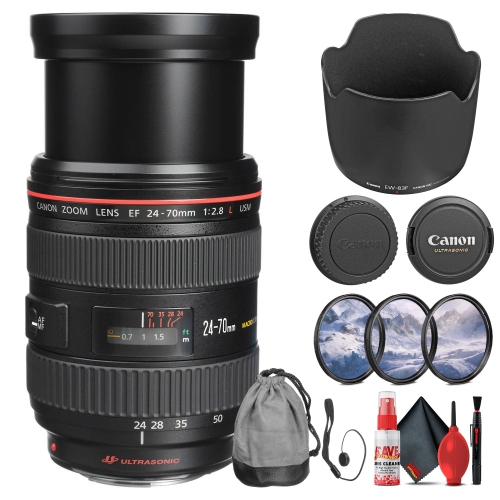 Objectif zoom standard EF 24-70&nbsp;mm f/2,8&nbsp;L USM de Canon pour appareils photo reflex numériques de Canon