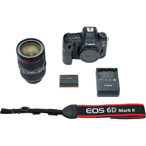 Canon EOS 6D Mark II Camera with 24-105mm f/4L II Lens Ultimate Sound Bundle