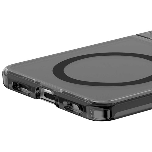 Étui rigide ajusté avec anneau d'Avana pour Galaxy Z Flip7 de Samsung - Cendré