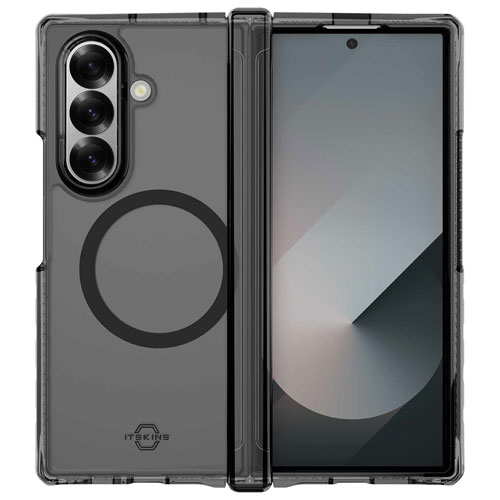 Itskins HYBRID_R Fitted Hard Shell Case for Samsung Galaxy Z Fold7 - Smoke Transparent