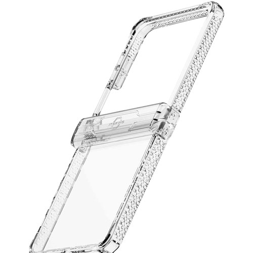 Itskins HYBRID_R Fitted Hard Shell Case for Samsung Galaxy Z Flip7 - Clear