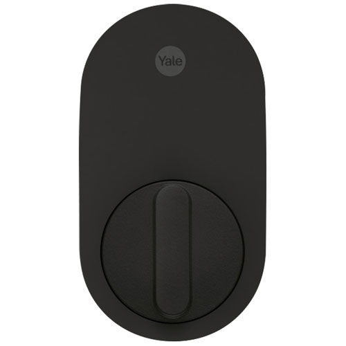 Serrure intelligente Google avec pavé numérique et compatibilité Matter de Yale - Noir