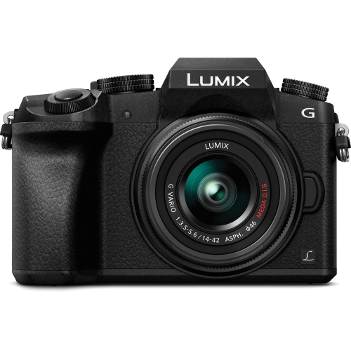 Panasonic Lumix DMC-G7 Mirrorless Micro Four Thirds Digital Camera w/ 14-42mm Lens - 64GB - Memory Card Wallet Pro Bundle