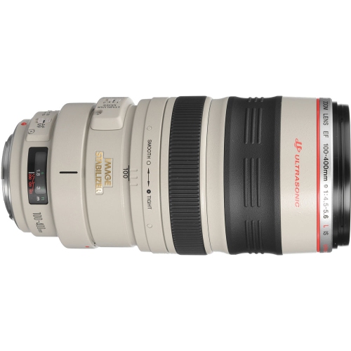 Objectif EF 100-400 mm f/4,5-5,6 L IS USM de Canon + carte mémoire 64 Go - Ensemble