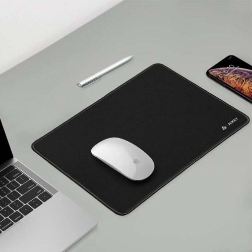 AUKEY KM-P1 13.7x9.8 inch Gaming Mouse Pad Mat with Smooth Surface, Non-Slip Rubber Base_Black
