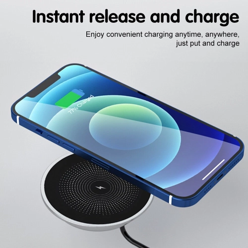 15W Invisible Wireless Charger, Under Desk Wireless Charger,Embedded Wireless Charger for IPhone/Android Phone