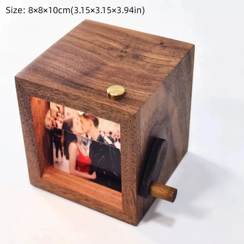 Album photo à rabat cadeau rustique à faire soi-même pour la fête des Pères Graduation Season Birthday Wedding Anniversary Hand Motion Album