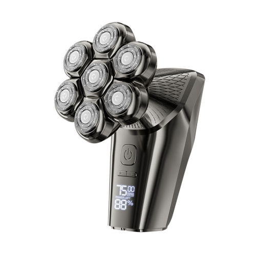 Head Shavers for Bald Men,5 in 1 Magnetic Electric Razor Grooming Kit,7D Head Shaver with LED Display,3 Adjustable Modes,Wet & Dry Use Men's Razor