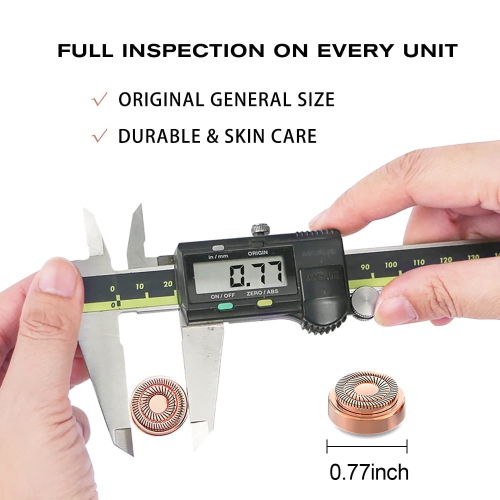 6-Pack Facial Epilator Replacement Heads, Epilator Replacement Blades for Gen2