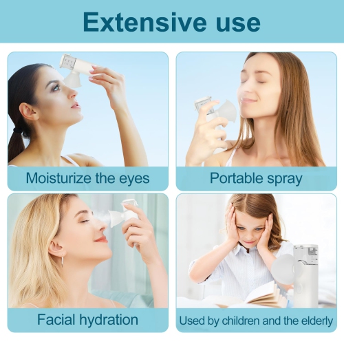 Dry Eye Relief Portable Rechargeable Tool, Humidifier Facial Steamer, Eye Care Cup & Wash Masks