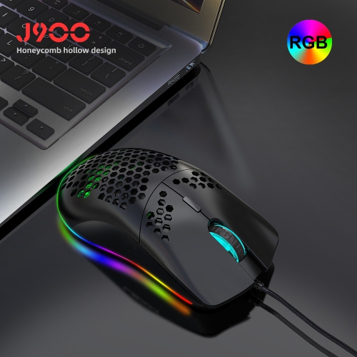 Hole Mouse RGB Illuminated Macro Programming Gaming Mouse 6-button Built-in Light-T66 White RGB Rechargeable Version 2.4GHz Wireless Transmission