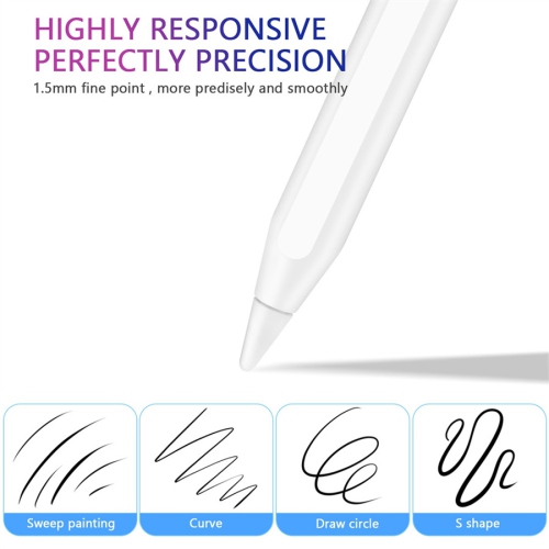 Convient pour ipad2018-2025 stylet magnétique anti-erreur stylet iPad écran numérique stylet spécial capacitif pour iPad - blanc