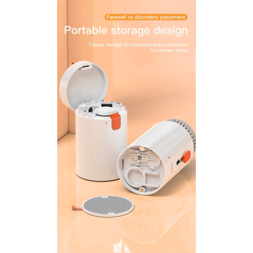 Q20 Digital Camera Earphones Mobile Phone Laptop Keyboard Cleaning Tool Set 20 in 1 Cleaning Pen - White