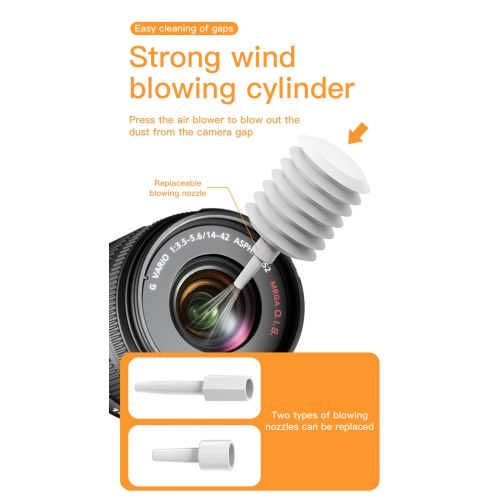 Q20 Digital Camera Earphones Mobile Phone Laptop Keyboard Cleaning Tool Set 20 in 1 Cleaning Pen - White