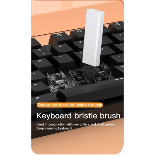 Q20 Digital Camera Earphones Mobile Phone Laptop Keyboard Cleaning Tool Set 20 in 1 Cleaning Pen - White