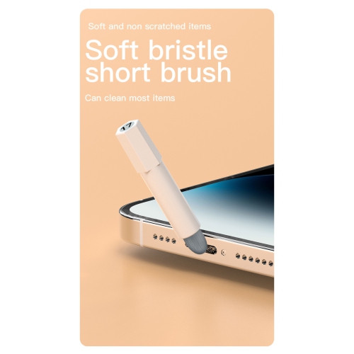 Q20 Digital Camera Earphones Mobile Phone Laptop Keyboard Cleaning Tool Set 20 in 1 Cleaning Pen - White