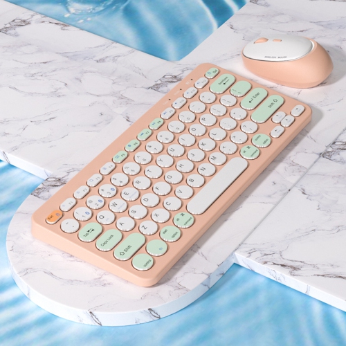 Wireless rechargeable three-mode wireless keyboard and mouse set tablet mobile phone notebook Android set-626 set