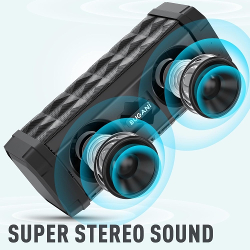 BUGANI Bluetooth Speaker M99 Speaker Bluetooth Wireless, Louder Volume