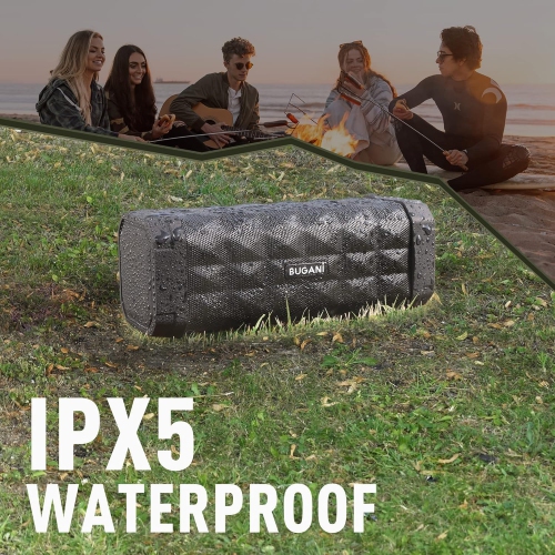 BUGANI Bluetooth Speaker M99 Speaker Bluetooth Wireless, Louder Volume