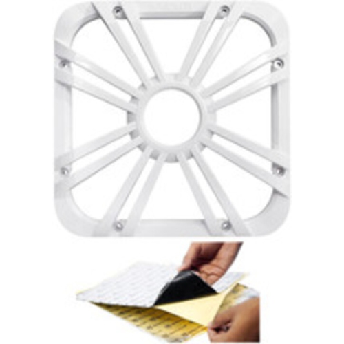 Kicker 11L710GLW 10" White Grille w/LED for SoloBaric Subwoofer+Rockmat