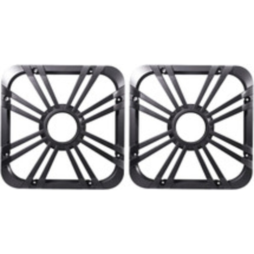 Kicker 11L710GLC 10" Square Subwoofer LED Grille - Charcoal