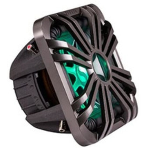 Kicker 11L710GLC 10" Square Subwoofer LED Grille - Charcoal