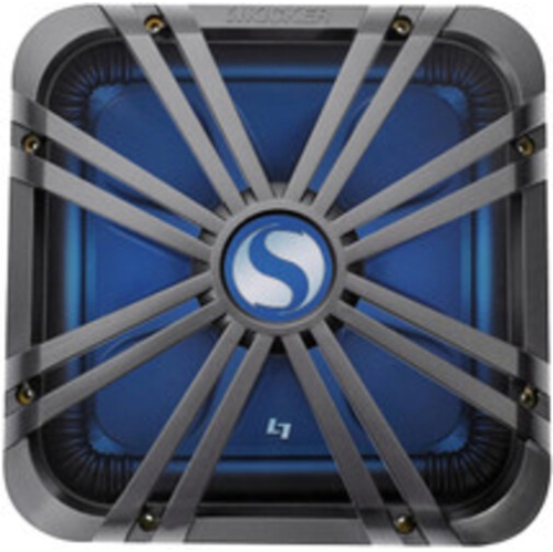 Kicker L712GLC 12" Square Subwoofer LED Grill