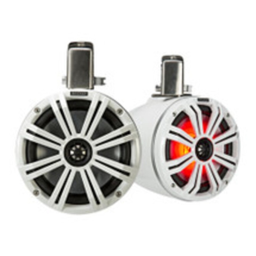 Kicker 45KMTC8W 8" Wakeboard Tower Speakers- White