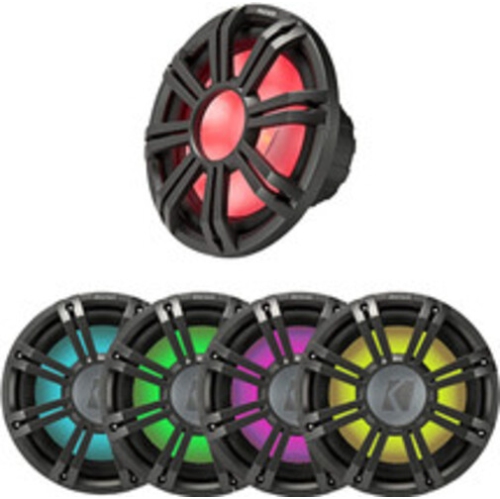 Kicker 45KMG12C 12" LED Subwoofer Grill - Black