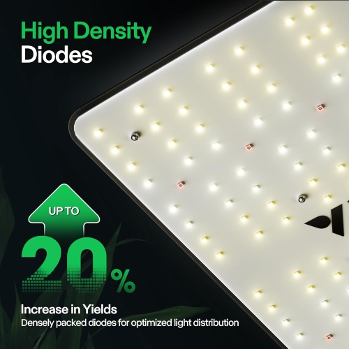 VIVOSUN VS1000 LED Grow Light with Samsung Diodes & Sosen Driver, Full Spectrum Dimmable Sunlike Grow Lamp for Indoor Plants, Seedling, Veg & Bloom