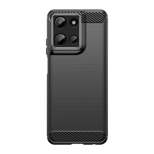 PANDACO Black Brushed Metal Case for Motorola Moto G 2025