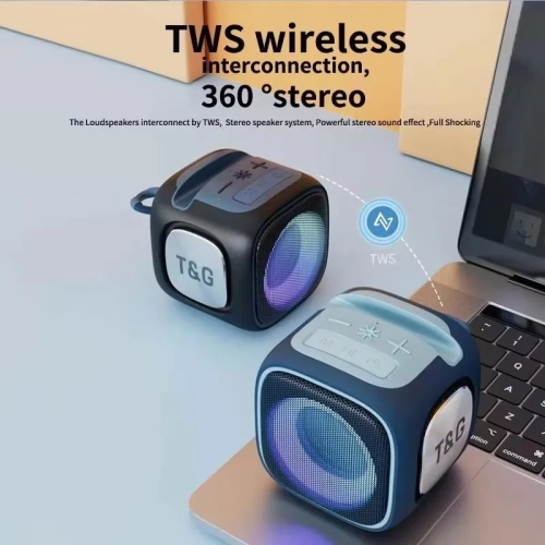 Bluetooth speaker mini portable wireless small speaker home loud volume outdoor waterproof subwoofer Bluetooth 5.3, voice prompt, call function -