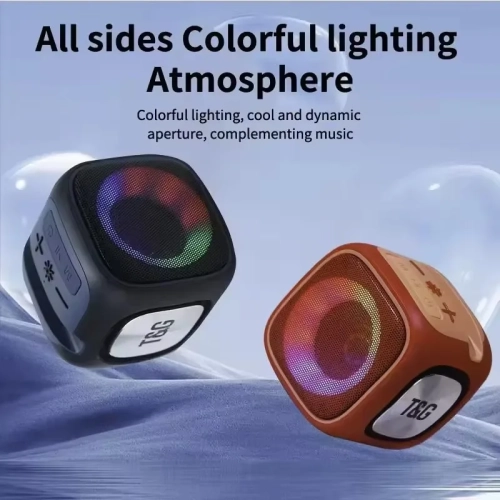 Bluetooth speaker mini portable wireless small speaker home loud volume outdoor waterproof subwoofer Bluetooth 5.3, voice prompt, call function -