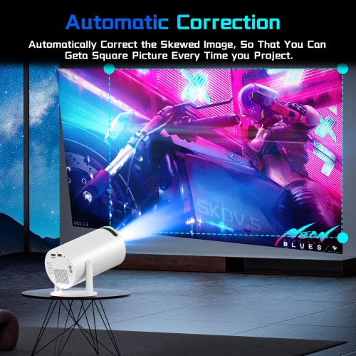 Cannon projector Android smart chip HD portable home outdoor, 2.1 channel stereo