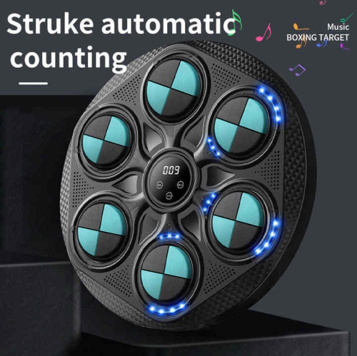 Smart Bluetooth boxing target, household adult Sanda training wall target, children's music boxing machine, electronic sandbag fitness equipment -