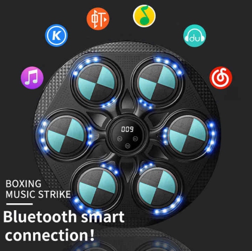 Smart Bluetooth boxing target, household adult Sanda training wall target, children's music boxing machine, electronic sandbag fitness equipment -