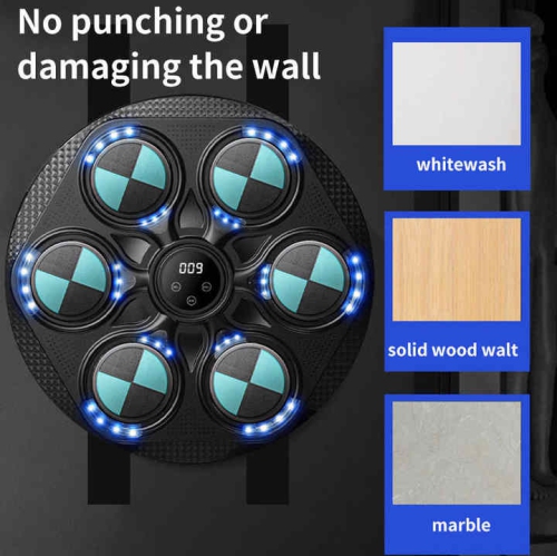 Smart Bluetooth boxing target, household adult Sanda training wall target, children's music boxing machine, electronic sandbag fitness equipment -