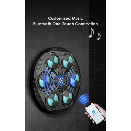 Smart Bluetooth boxing target, household adult Sanda training wall target, children's music boxing machine, electronic sandbag fitness equipment -