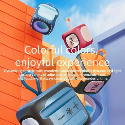 Bluetooth speaker mini portable wireless small speaker home loud volume outdoor waterproof subwoofer Bluetooth 5.3, voice prompt, call function -